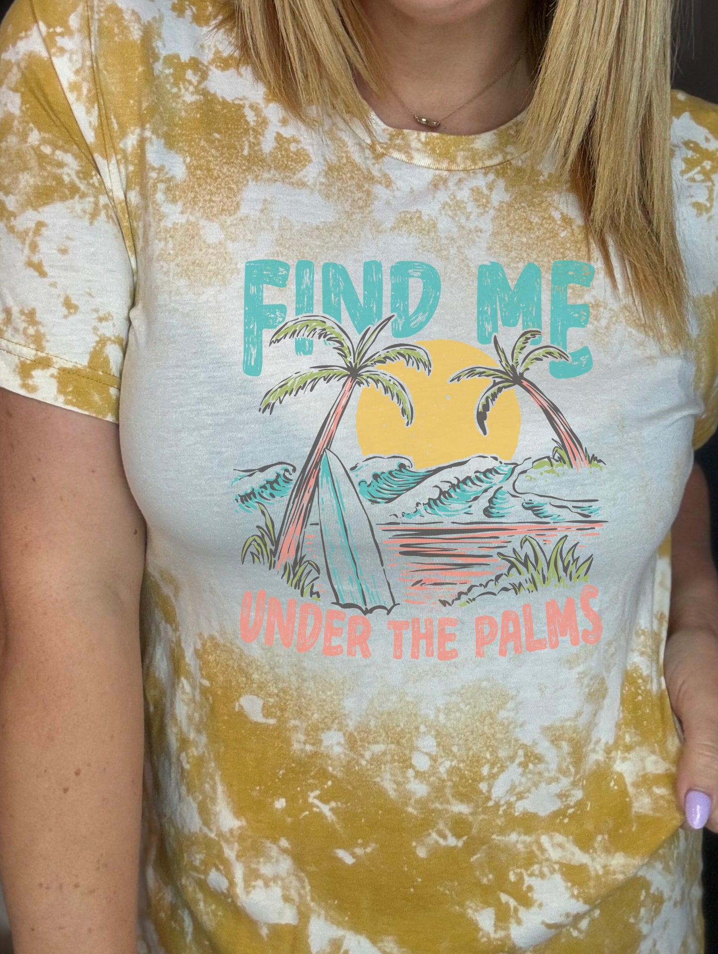 Find me under the palms retro