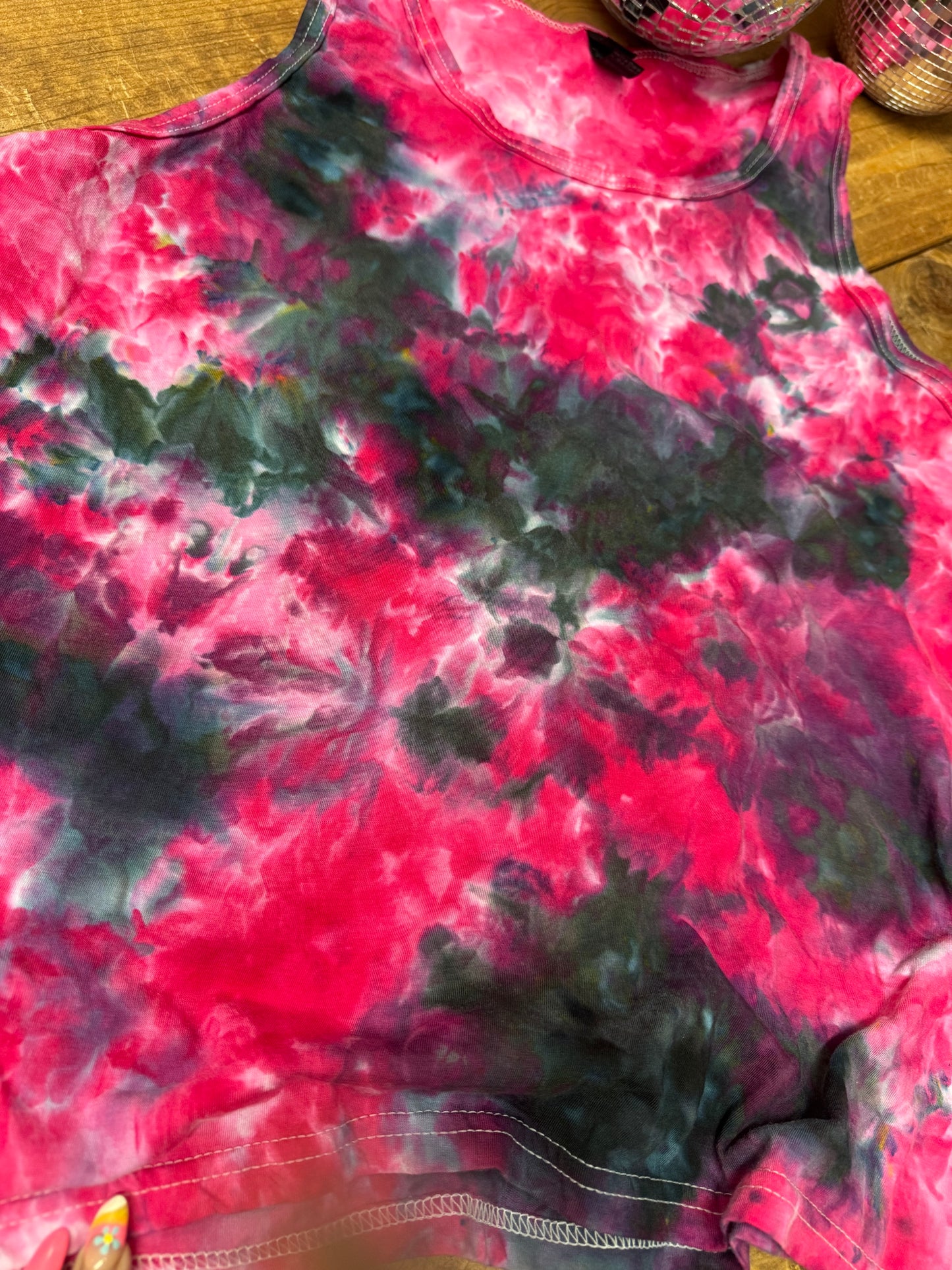 *Pre Order* black & pink tie dye
