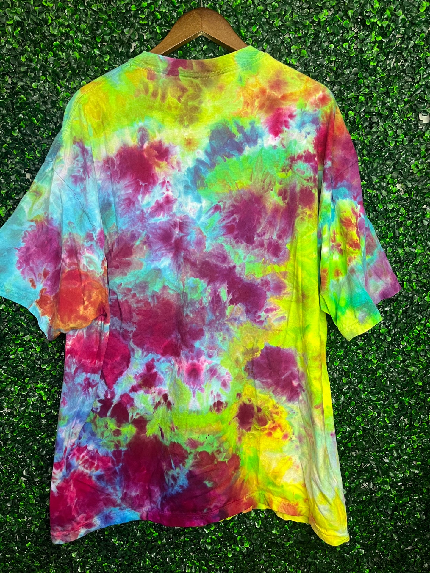Size 3XL Comfort Colors acid rainbow scrunch tie dye