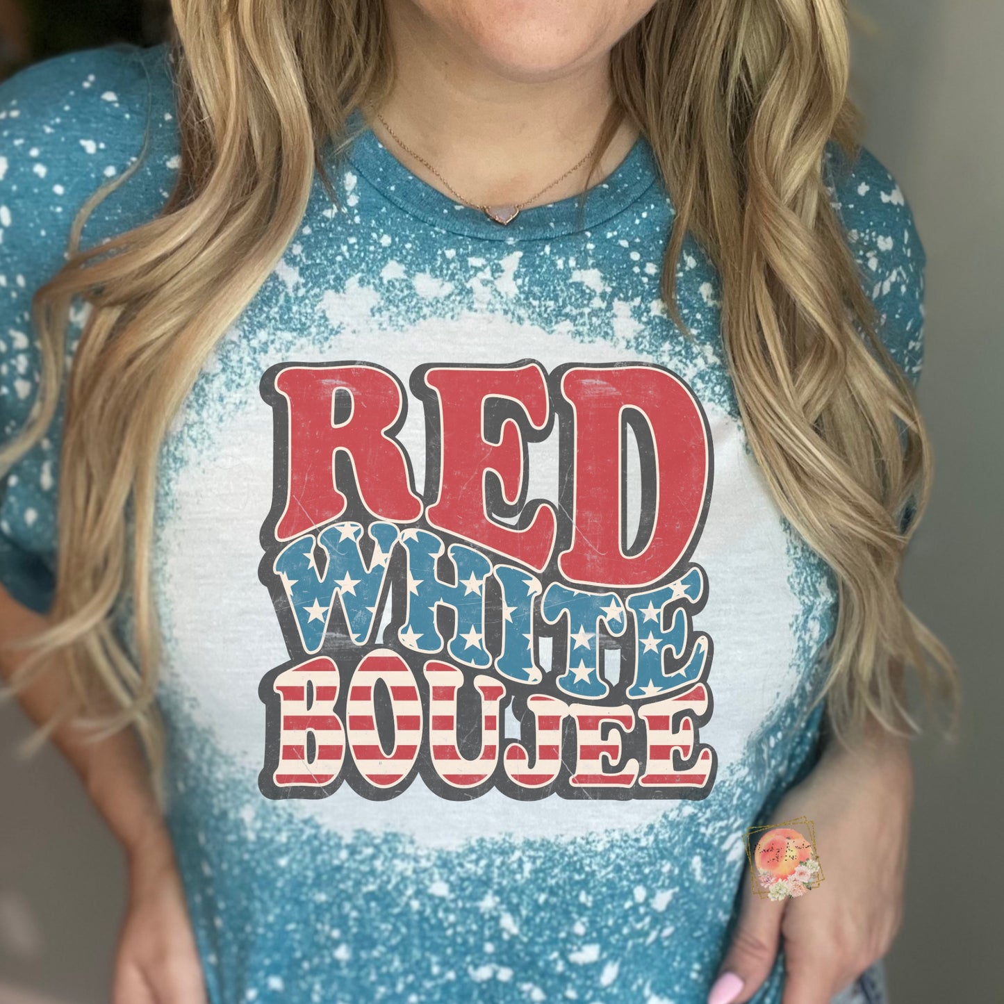 Retro Red white and boujee