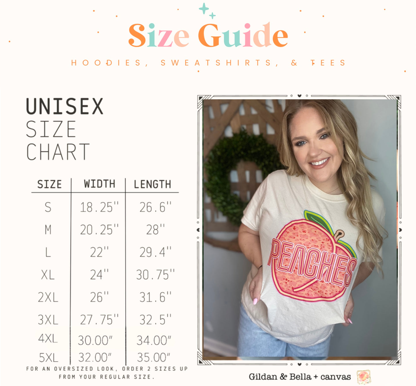 Splash tees and sweaters