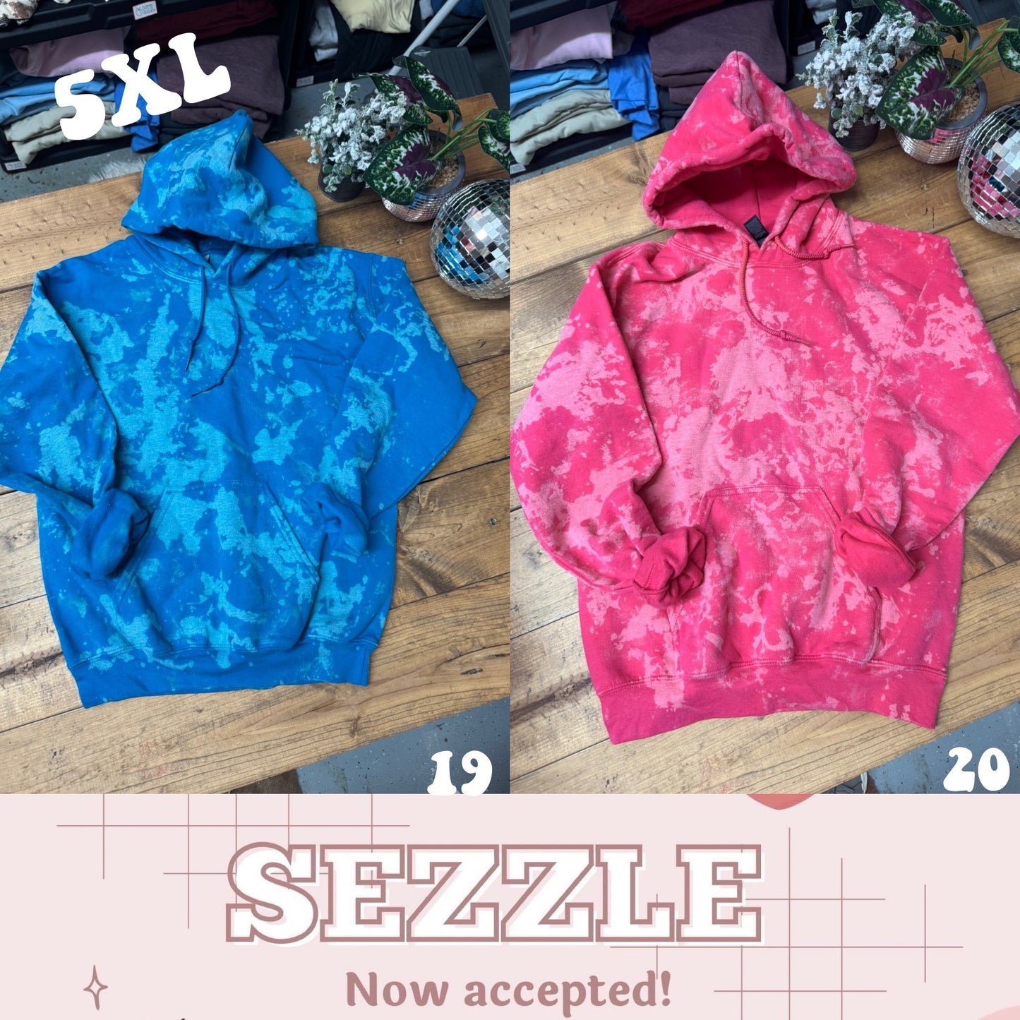 Size 5XL BLEACHED SWEATERS