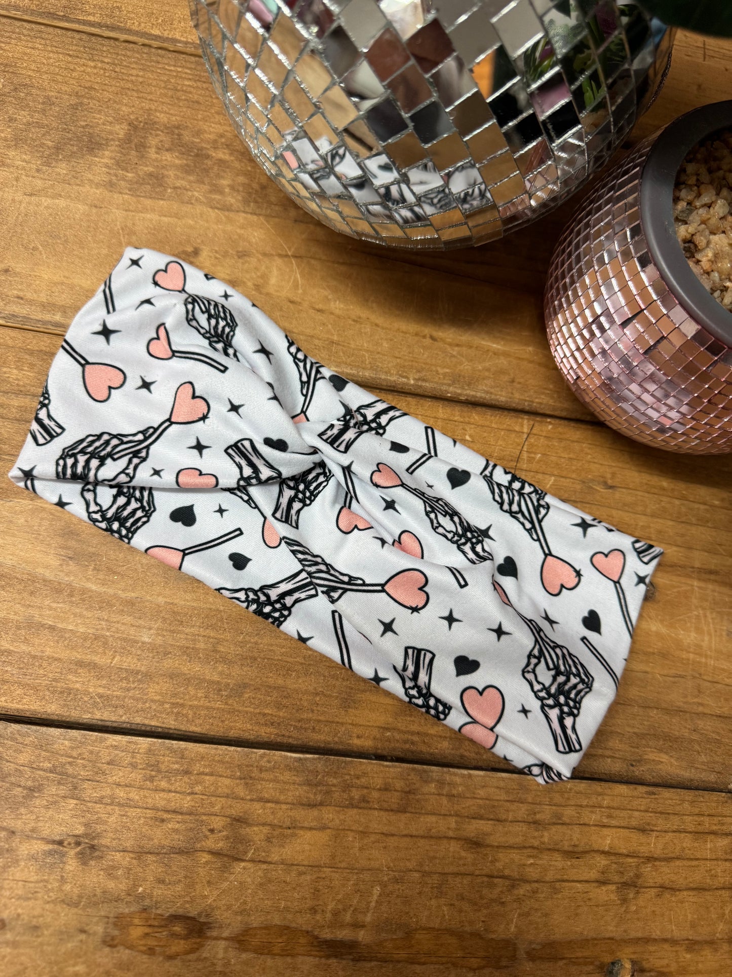 Skelly sucker headband