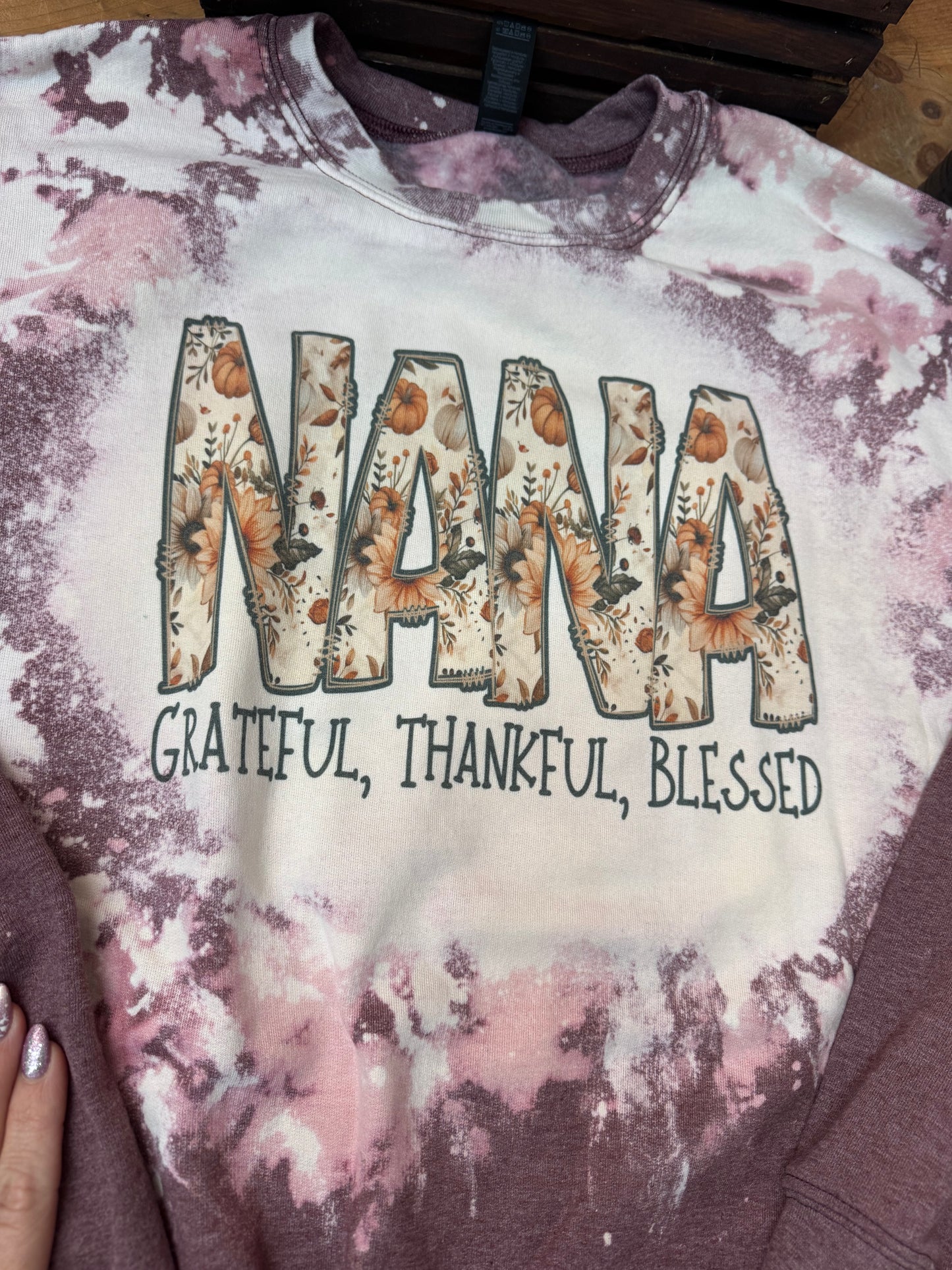 SIZE XL Thankful NANA sweater