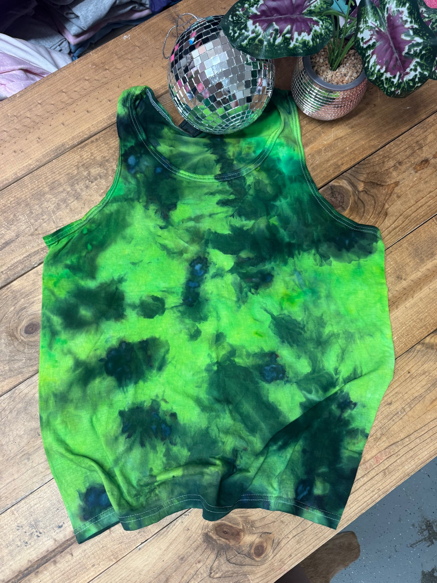 READY TO SHIP Villainess dyed tanks