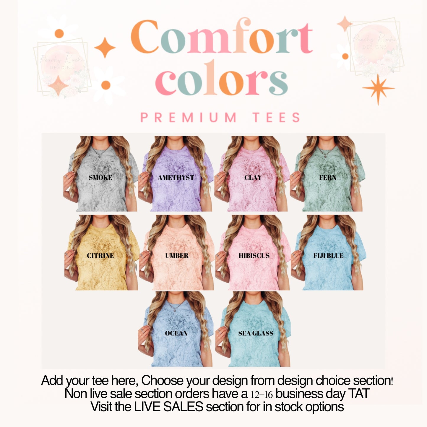 YOUTH Comfort Colors tees - made to order