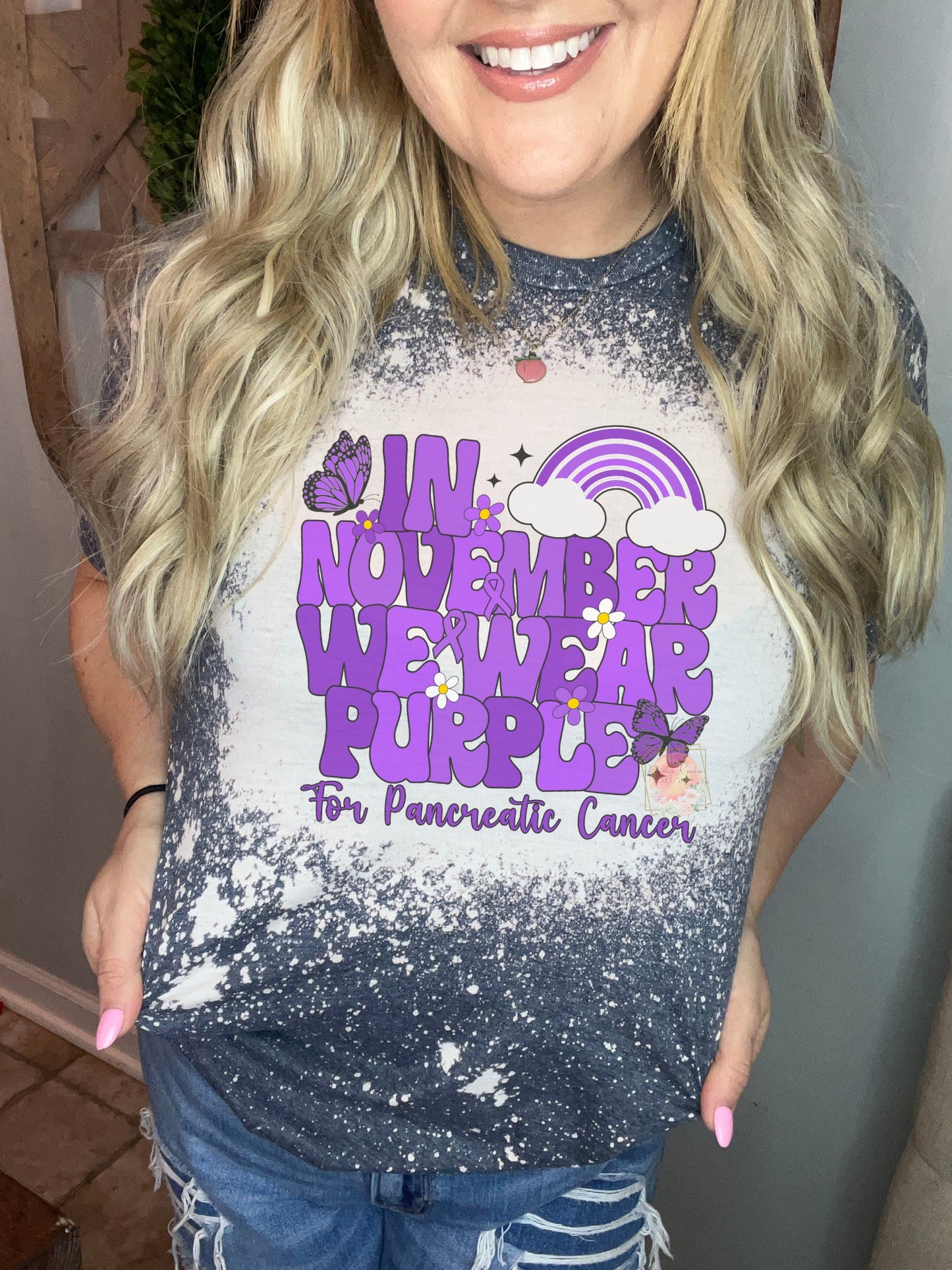 In November we wear purple for pancreatic cancer