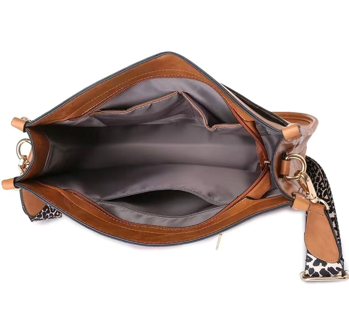 Vegan leather cross body purse