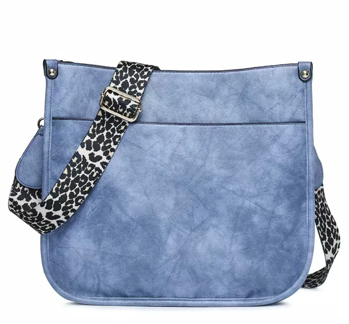 Vegan leather cross body purse