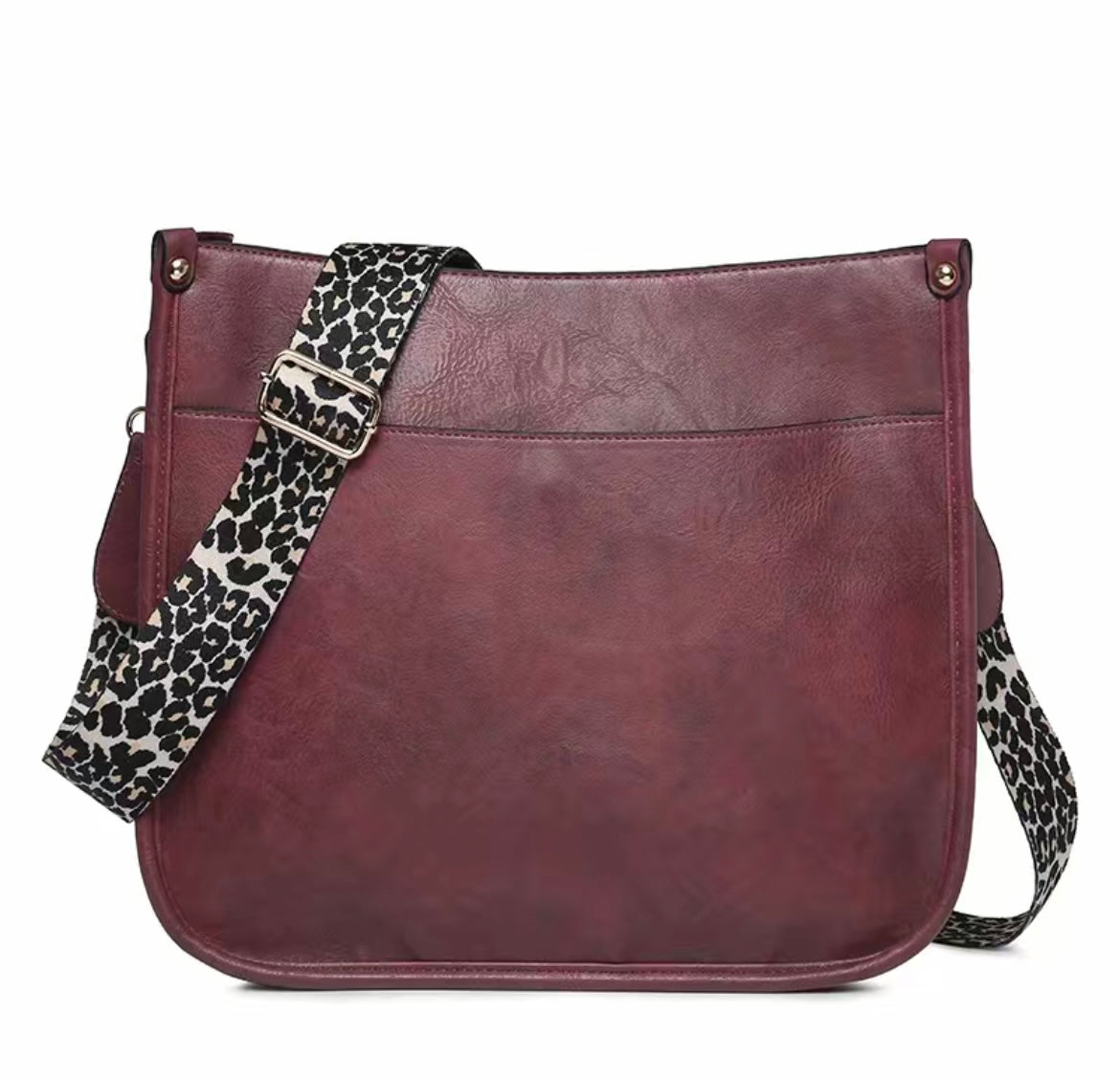 Vegan leather cross body purse