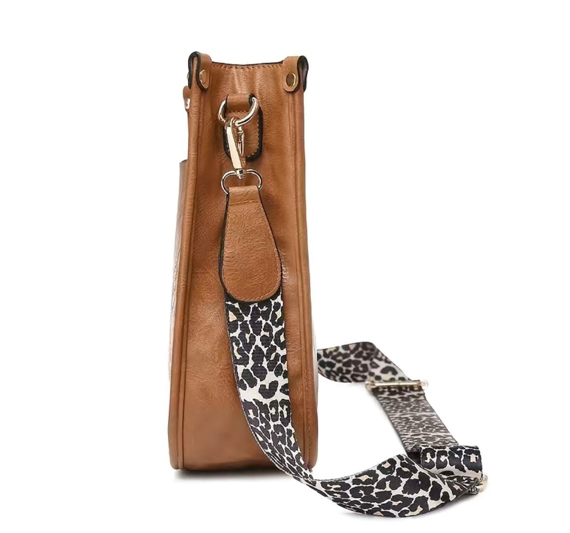 Vegan leather cross body purse