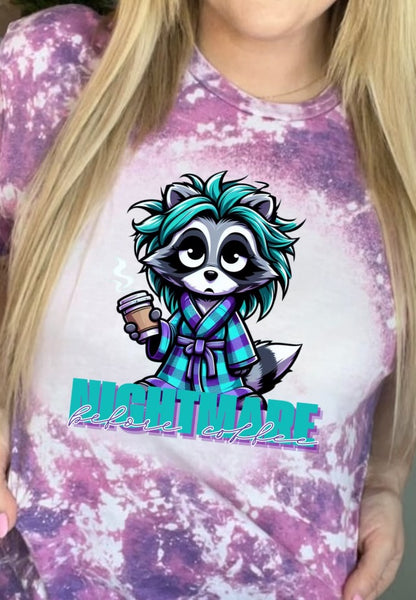 Nightmare Before Coffee Raccoon