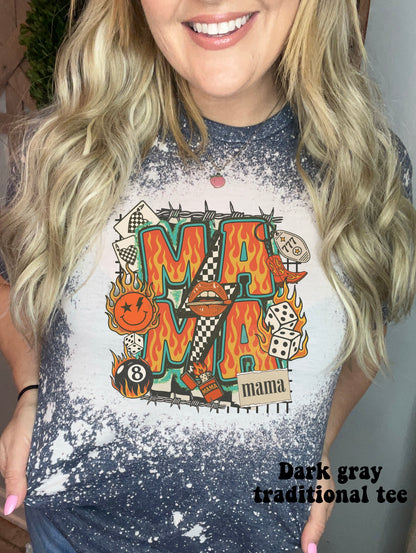 Barbed Wired Turquoise and Flames MAMA