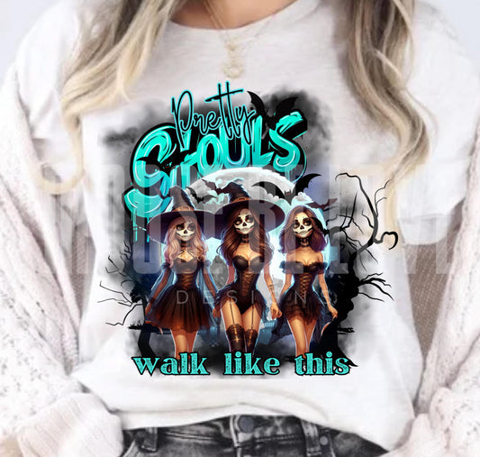 Blue pretty ghouls walk like this