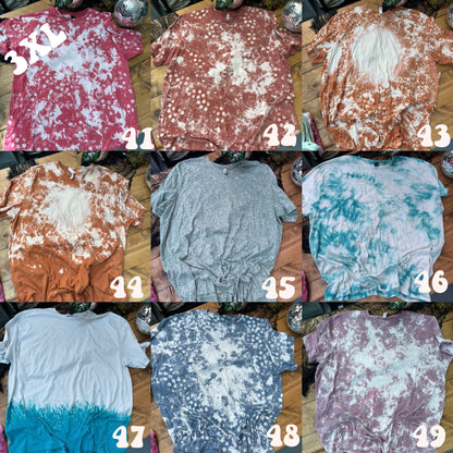 $22 discontinued bleached tees! Small-5XL