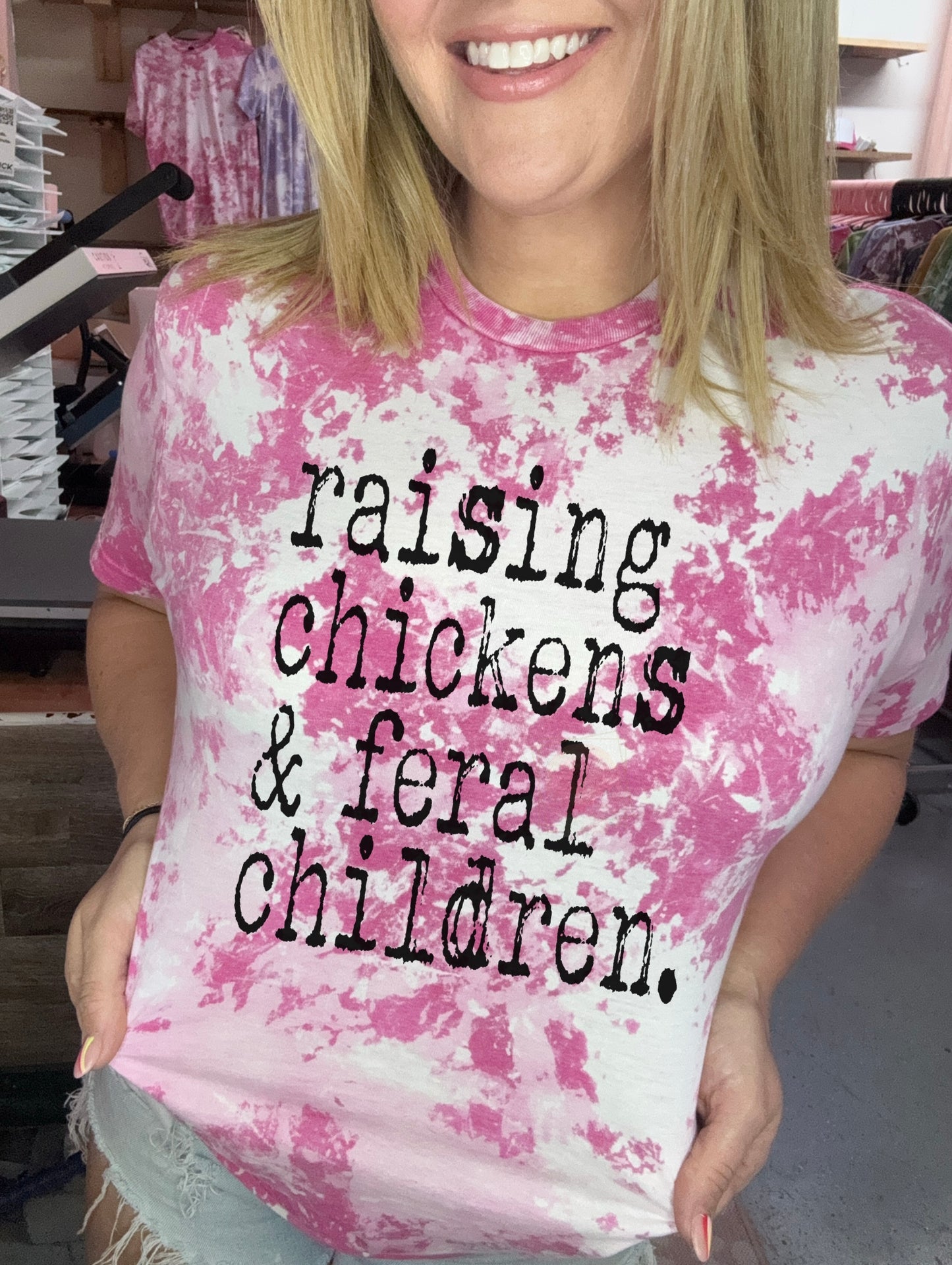 Raising chickens & feral children