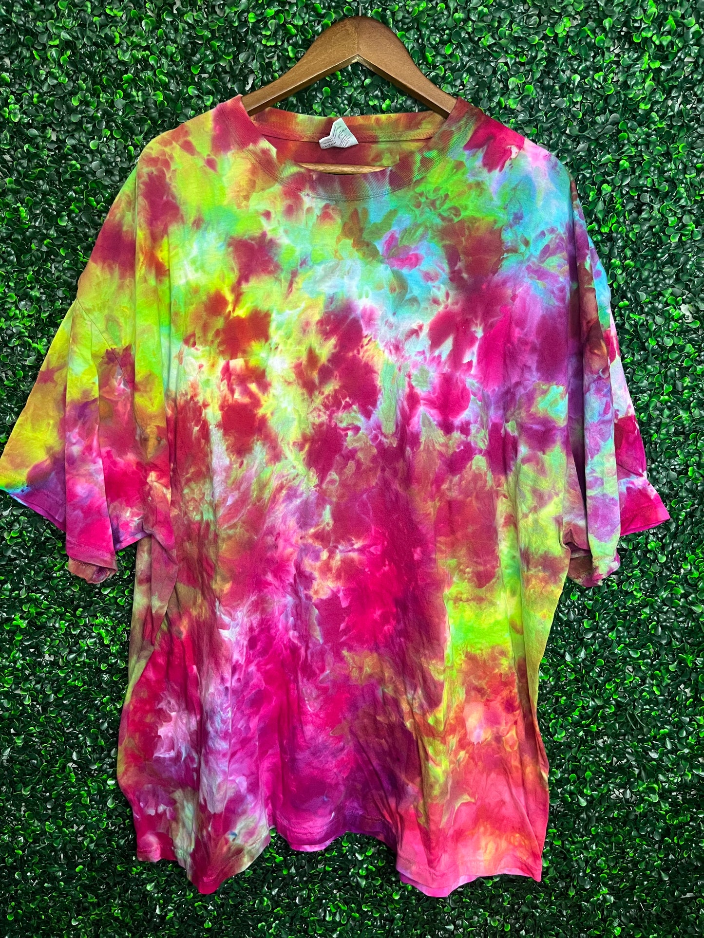 Size 4XL Comfort Colors acid rainbow scrunch tie dye