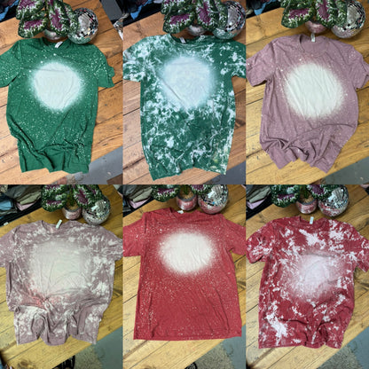 Seasonal Winter bleached tees