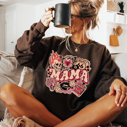 Pink Checker Barbed Wire MAMA Collage