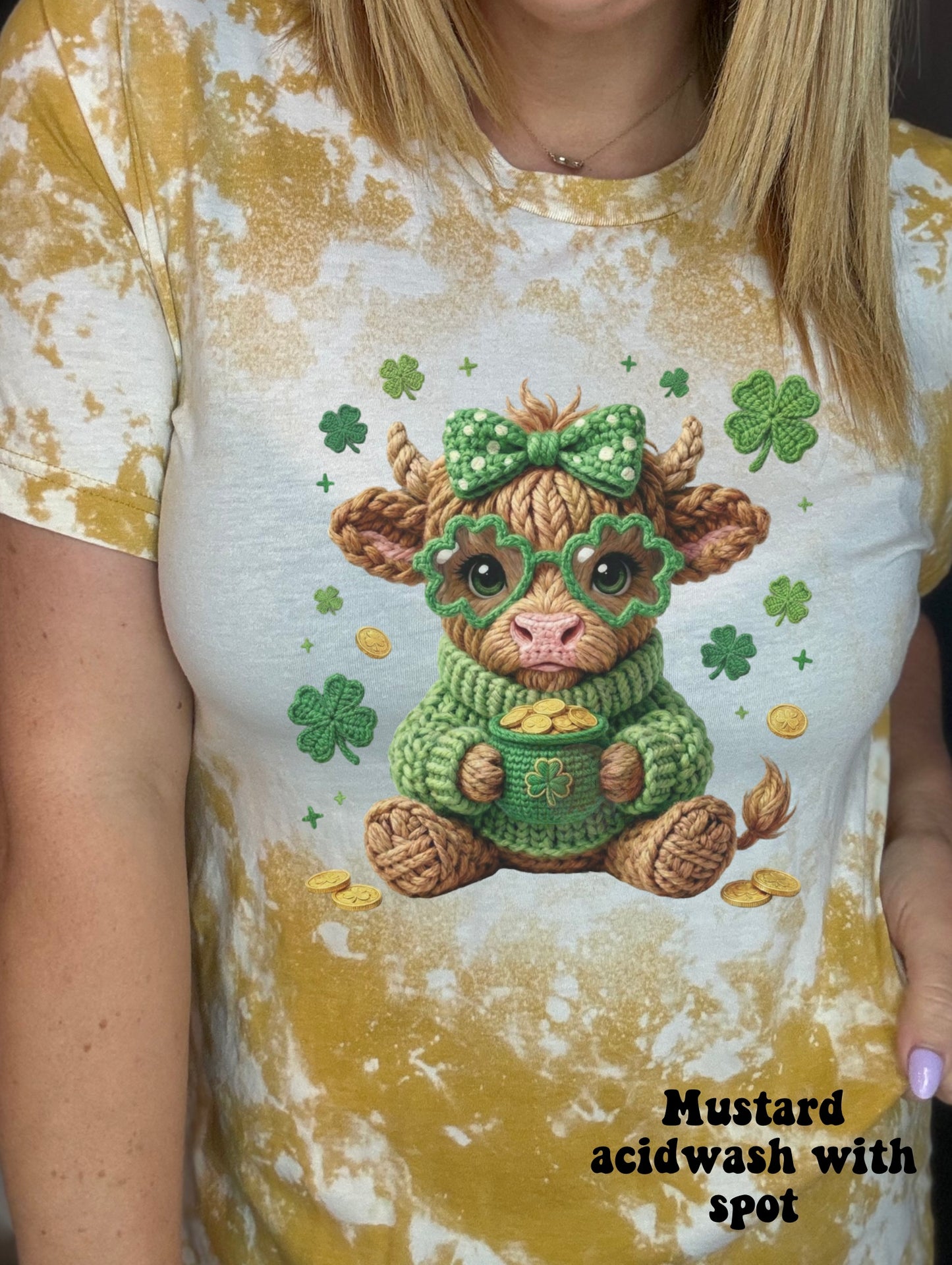 Faux Crocheted Lucky Cow
