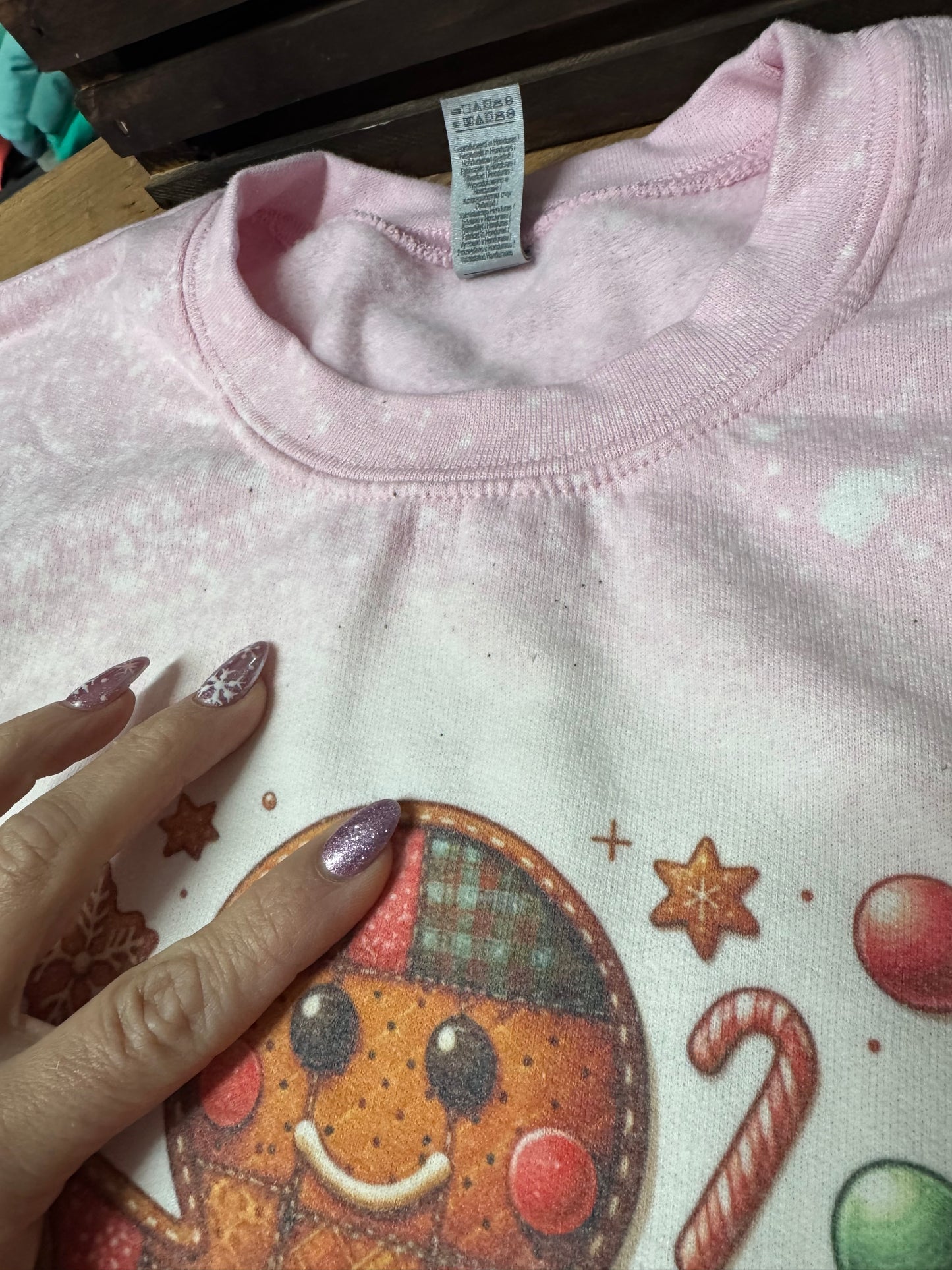 Size MEDIUM imperfect bite me crewneck