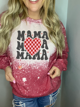 Load image into Gallery viewer, Stacked mama with red and white checker heart
