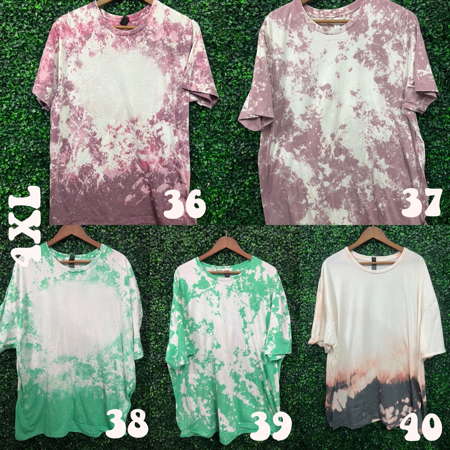 Size 4XL bleached listing *TEES*
