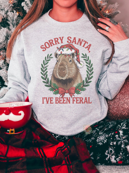 Sorry Santa I’ve Been Feral Capybara