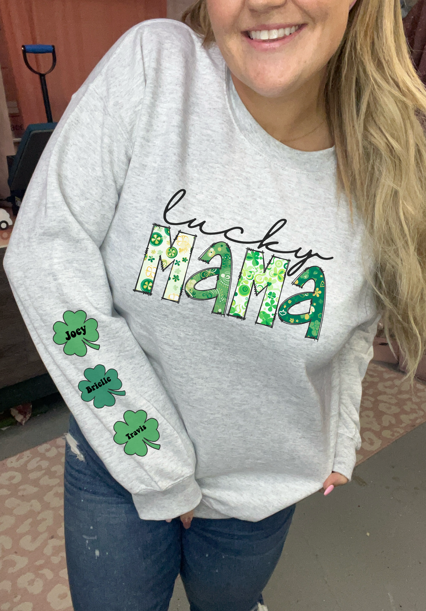 Custom family St. patricks day sweaters