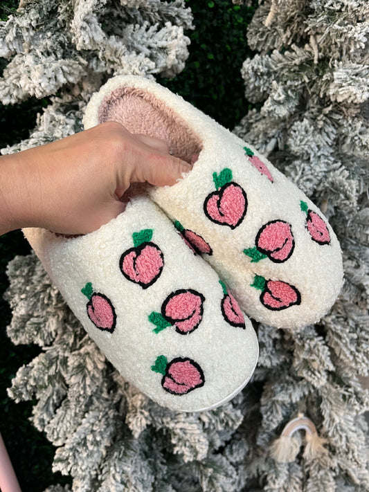 Peachy slippers