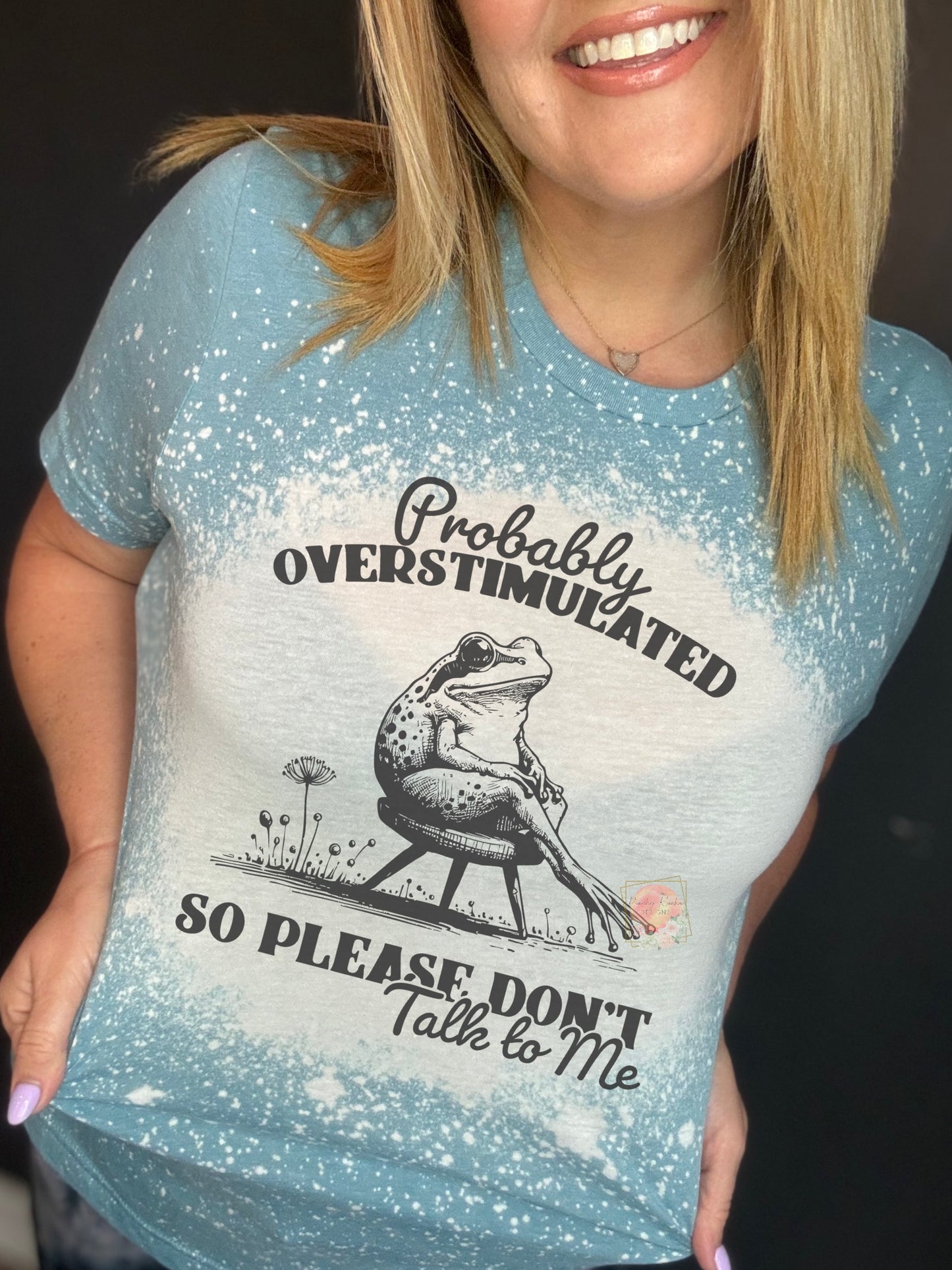 Probably overstimulated, so please don’t talk to me frog