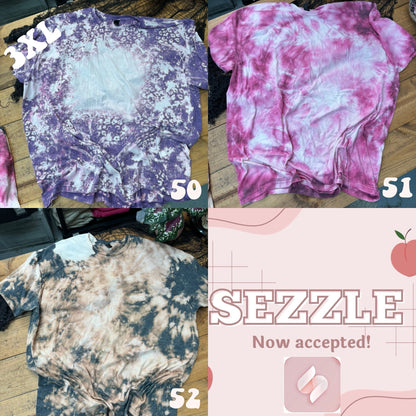 $22 discontinued bleached tees! Small-5XL