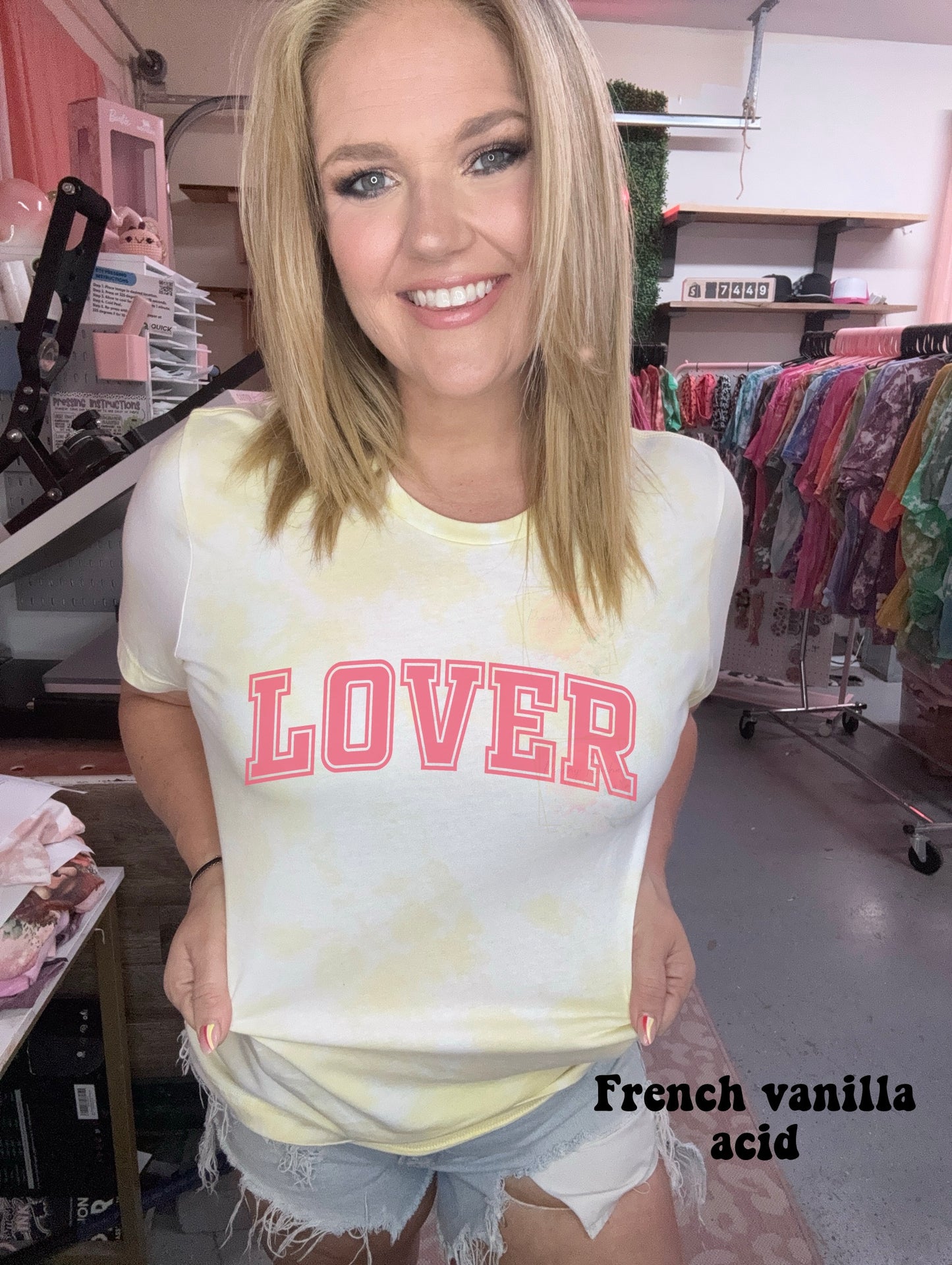 Varsity Lover - Coral Pink
