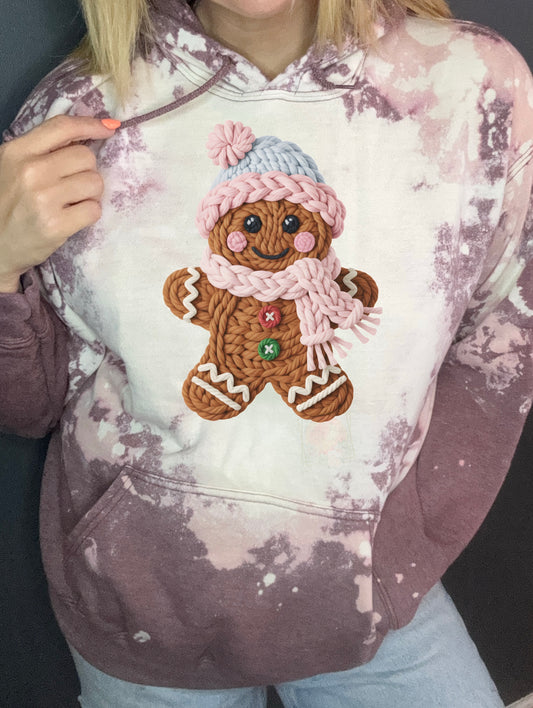 Faux knit gingerbread