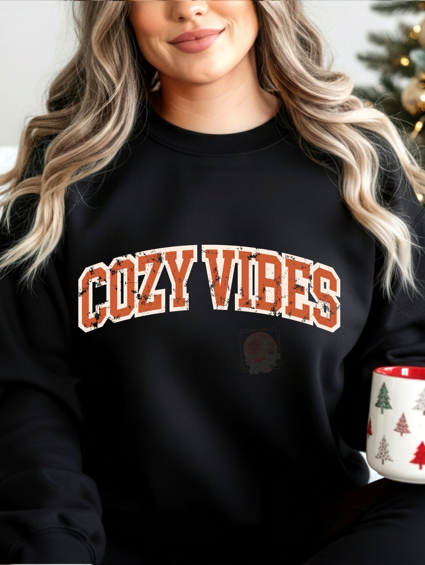 Cozy vibes burnt orange and cream
