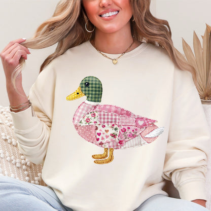 Pink Patchwork Mallard
