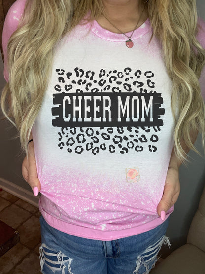 Leopard cheer mom