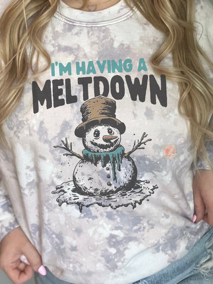 I’m Having A Meltdown Vintage Snowman