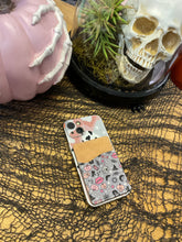 Load image into Gallery viewer, Halloween doodles phone wallet

