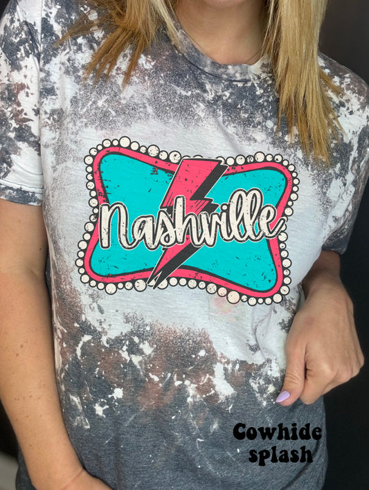 Turquoise and pink Nashville