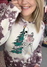 Load image into Gallery viewer, Sorta merry sorta scary, skeleton with tree
