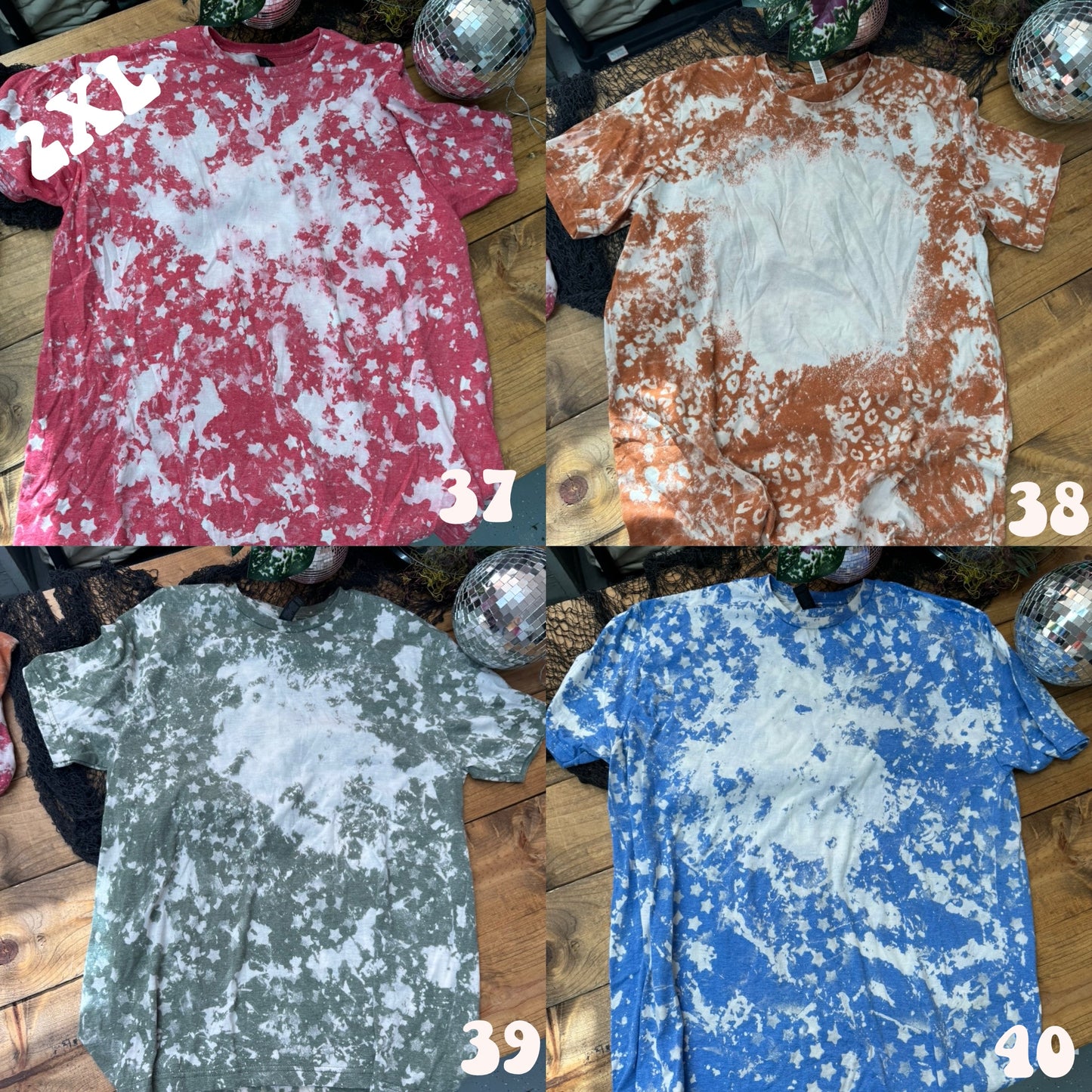 $22 discontinued bleached tees! Small-5XL