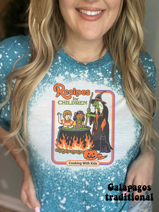 Recipes for children, cooking with kids witch cookbook
