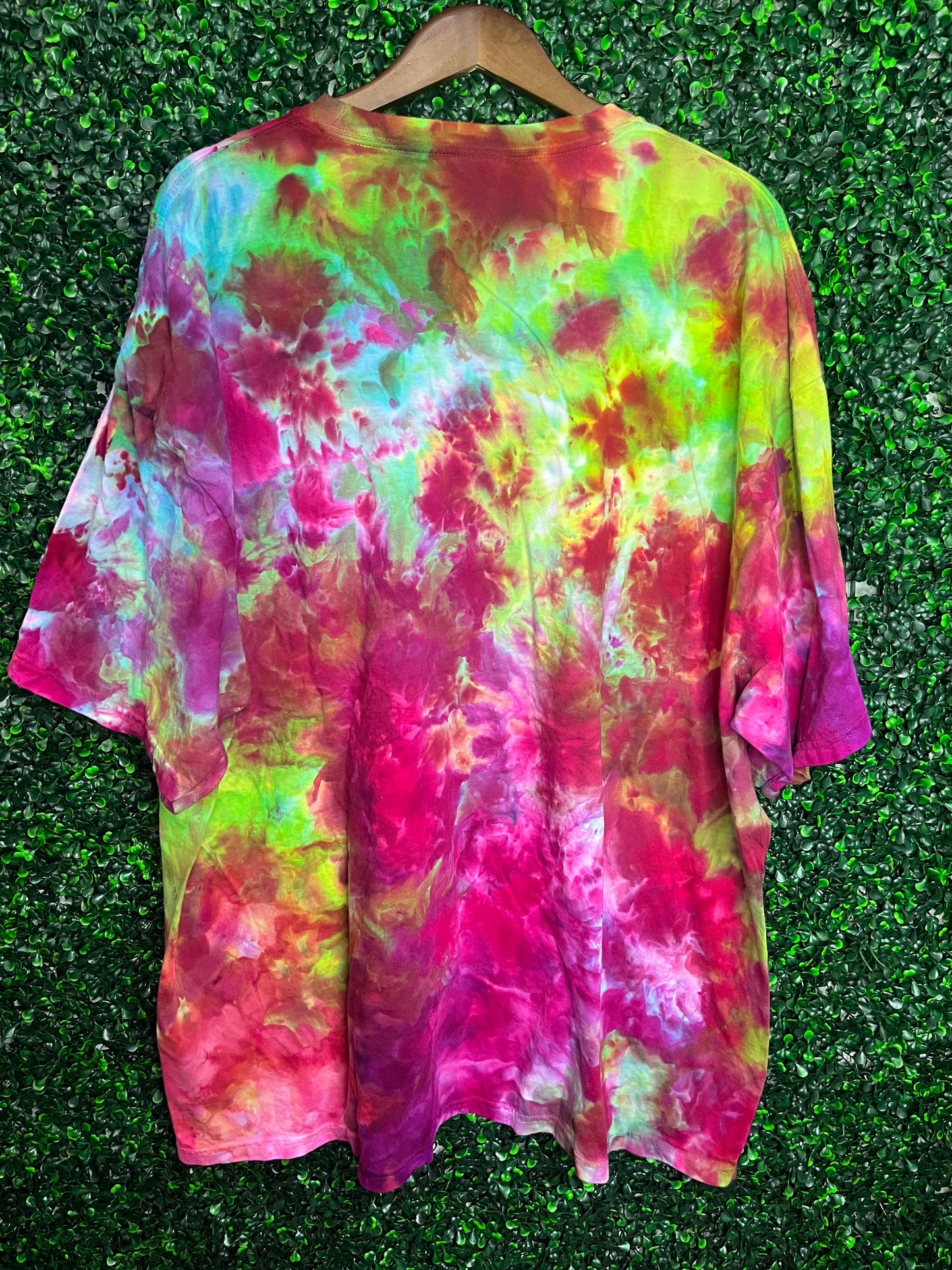 Size 4XL Comfort Colors acid rainbow scrunch tie dye