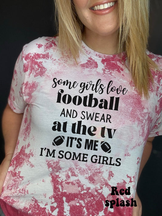Some girls love football…