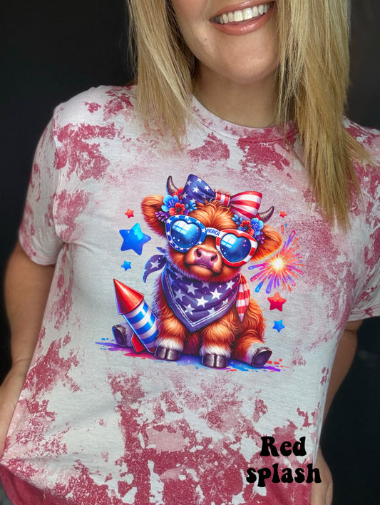 Patriotic cow