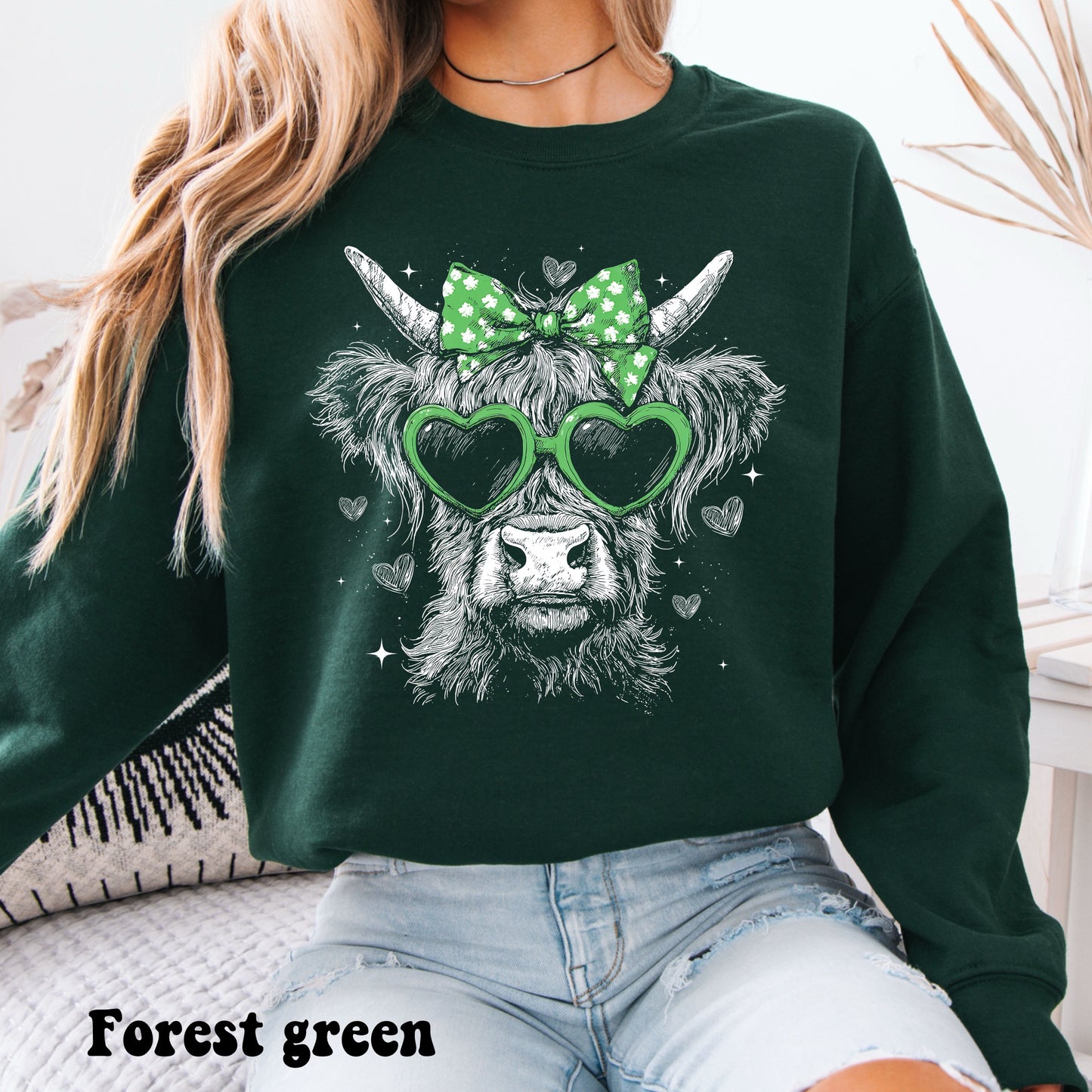 St. Patricks Cow Outline