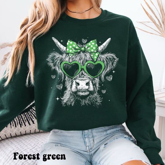 St. Patricks Cow Outline