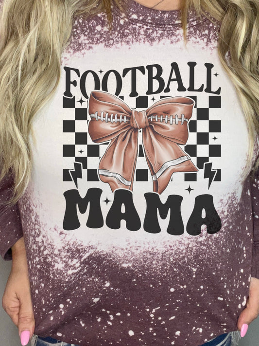 Checkered football mom