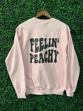 Load image into Gallery viewer, SIZE SMALL Feelin peachy front and back crewneck
